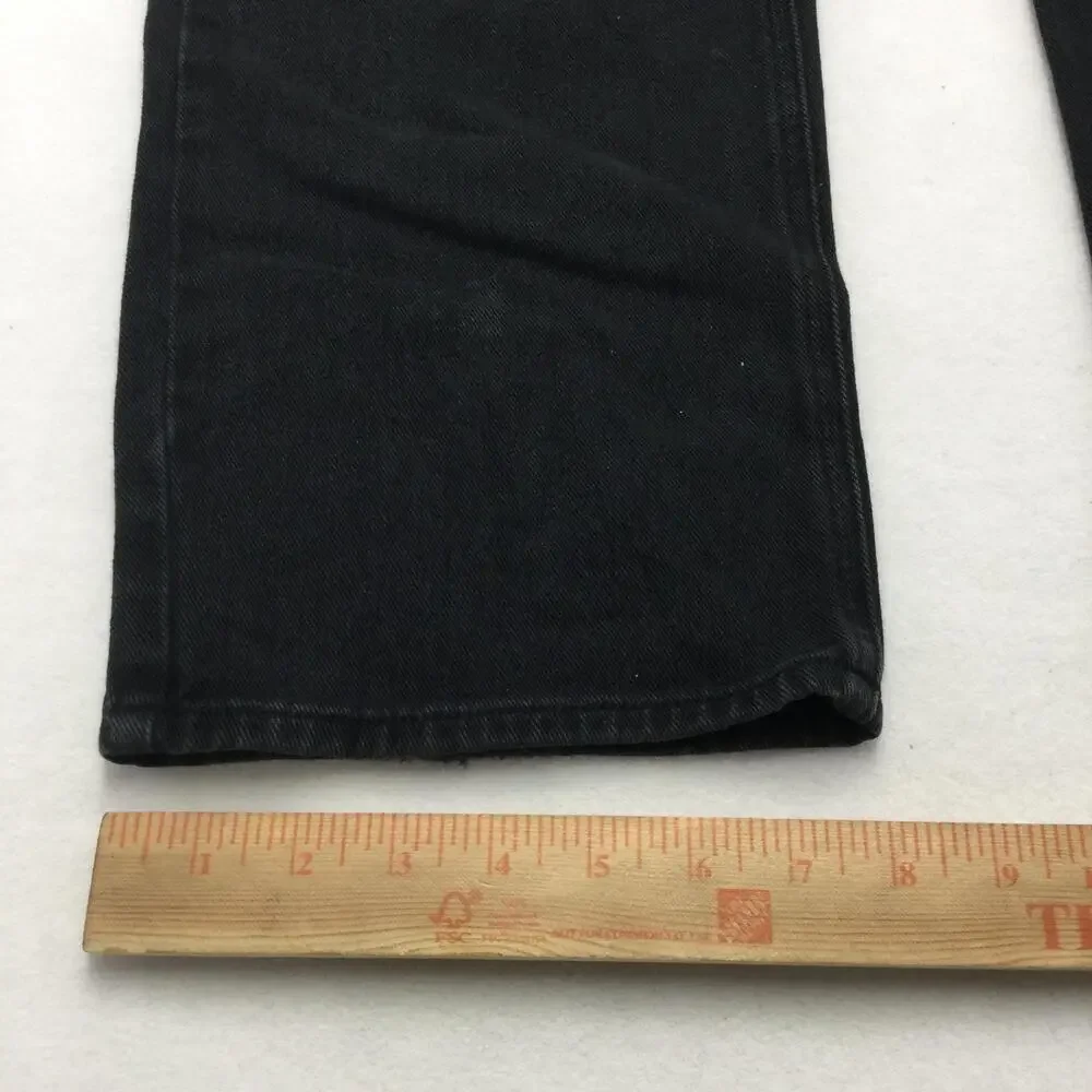 PacSun 90s Boyfriend Jeans Womens 29 Black High Rise Distressed Relaxed Denim